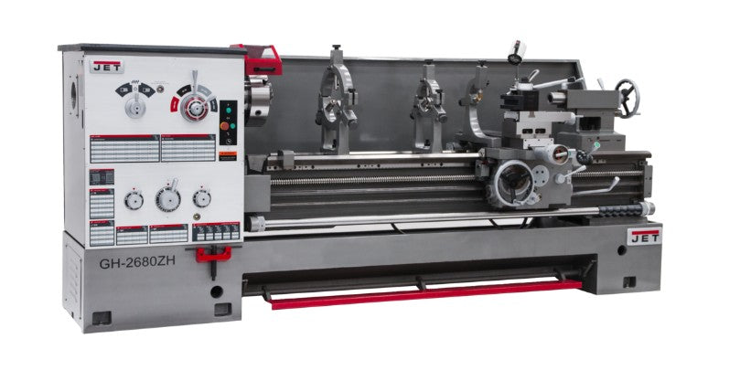 JET 321860 GH-2680ZH, 4-1/8" Spindle Bore Geared Head Lathe