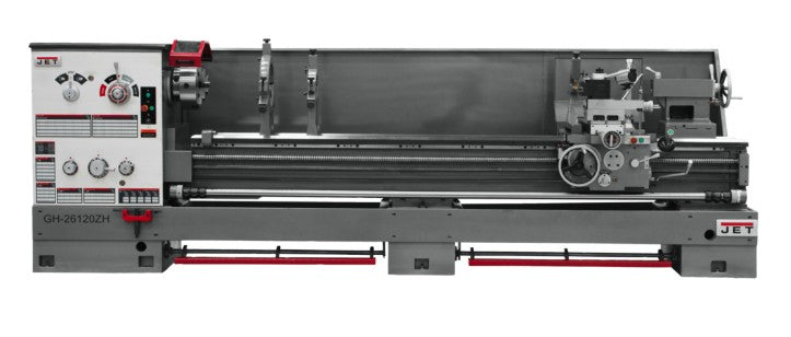 JET 321890 GH-26120ZH, 4-1/8" Spindle Bore Geared Head Lathe
