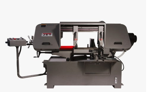 Jet 424476 HBS-1220MSA, 12" x 20" Semi-Automatic Mitering Variable Speed Bandsaw