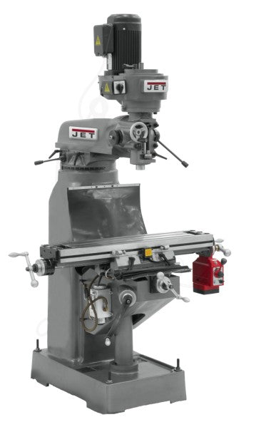 JET 690174 JVM-836 Mill with X-Axis Powerfeed, 3 Phase