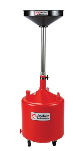 JohnDow JDI-18DCP 18-Gal Poly Portable Oil Drain