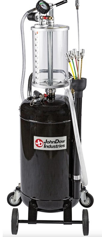 JohnDow JDI-20EV-B 20-Gal Fluid Evacuator w/ Bowl