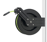 Flexilla L8611FZ Open Face Retractable Air Hose Reel, 3/8" x 50'