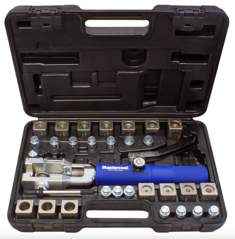 Mastercool 72475-PRC Universal Hydraulic Flaring Tool Set With Tube Cutter