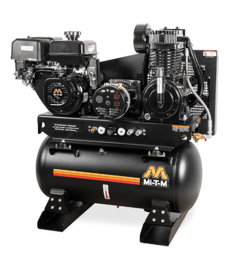 Mi-T-M AG2-SM14-30ME 30 Gallon Two Stage Combination