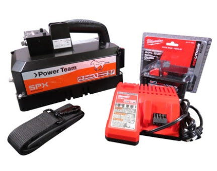 Power Team PB102A-1 Battery Powered Hydraulic Pump Single Acting