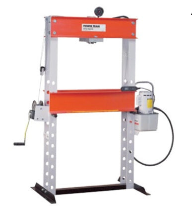 Power Team SPM256 25-ton Single-Acting H-Frame Economy Floor Press
