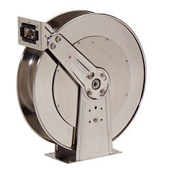 Reelcraft 82000 OLS Stainless Steel Air/Water Hose Reel | 1/2" x 100'