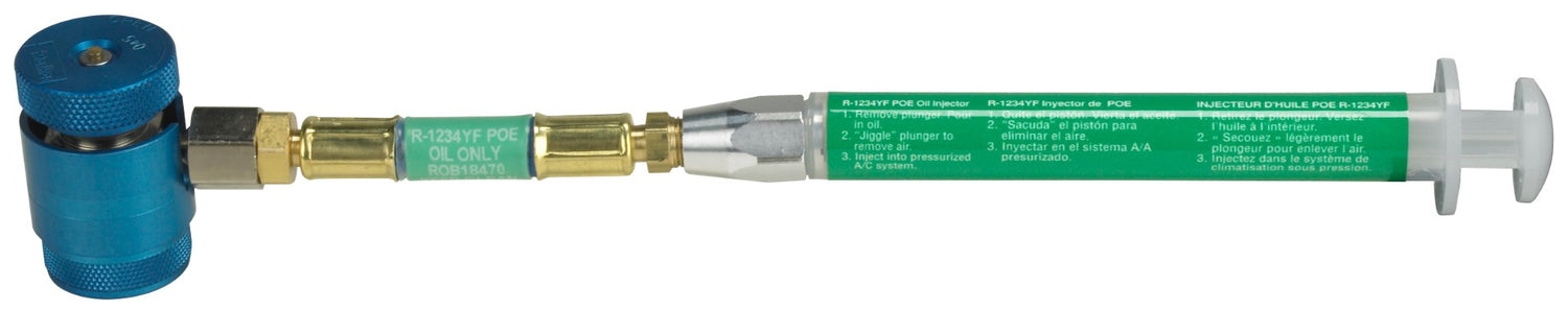 Robinair 18470 R1234YF POE-Labeled Syringe-Type Injector