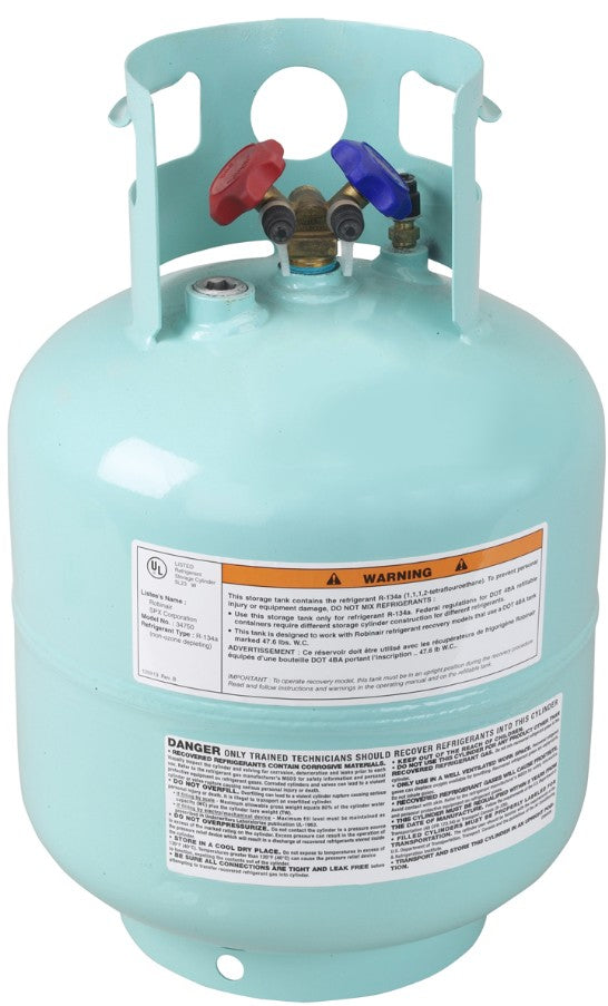 Robinair 34750 50 lb. Refillable Refrigerant Tank for R-134a