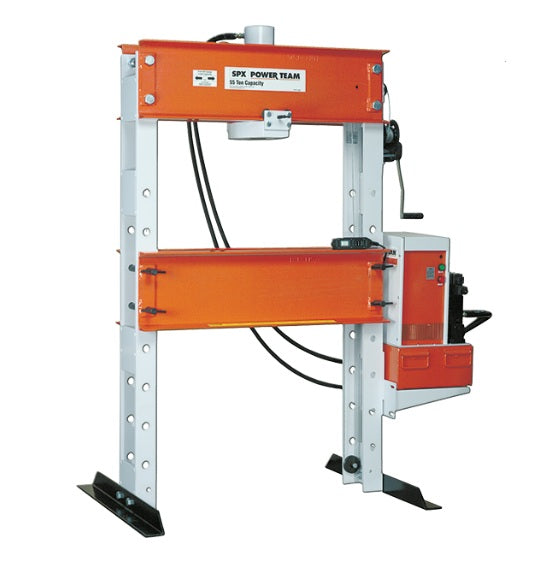 Power Team SPE5513 55 ton Single Acting H Frame Floor Press
