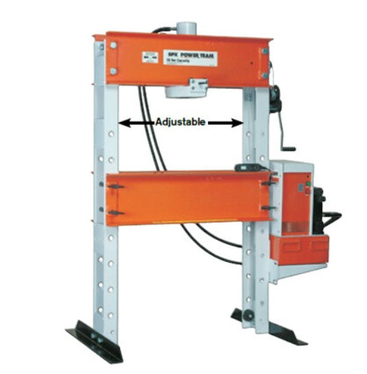 Power Team SPE556 55 ton Single Acting H Frame Floor Press