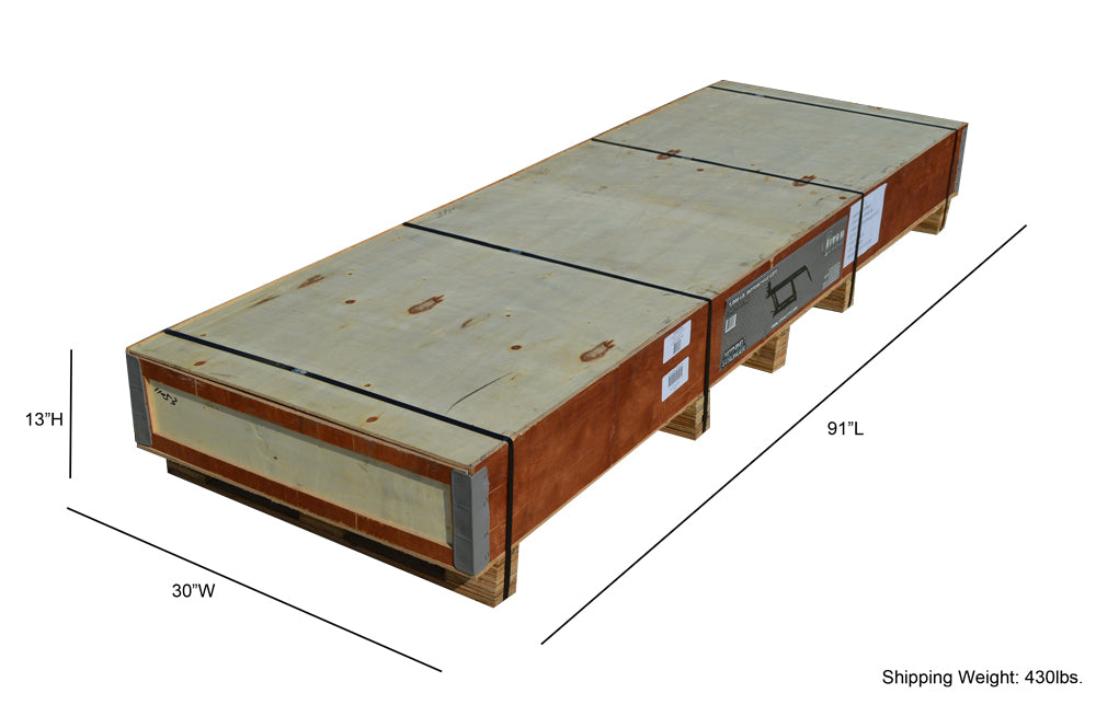 Titan LDML-1000L Motorcycle Lift shipping