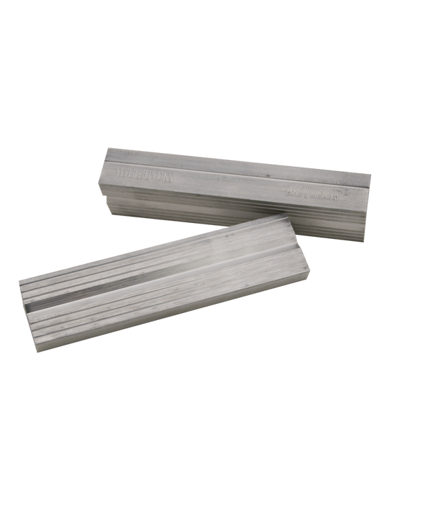 Wilton A4 Replacement Magnefix Aluminum Jaw Caps with 4" Jaw Opening, Pair
