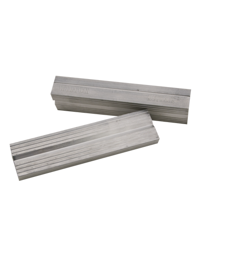 Wilton A-5.5 Replacement Magnefix Aluminum Jaw Caps with 5-1/2 in Jaw Opening, Pair