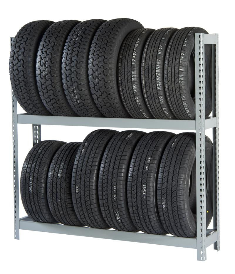 Rivetier R2-2SES 5' x1' x 5' Automotive Tire Rack Starter