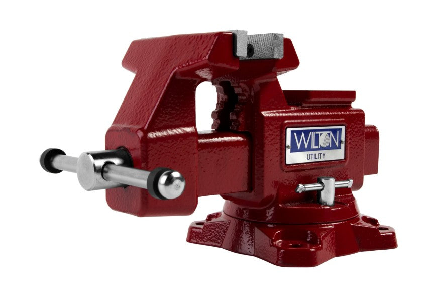 Wilton 28818 Utility Bench Vise 4-1/2" Jaw Width, 4" Jaw Opening, 360° Swivel Base
