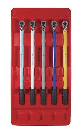 AFF 42005 1/2" Drive 5-pc Tire Preset Torque Wrench Set