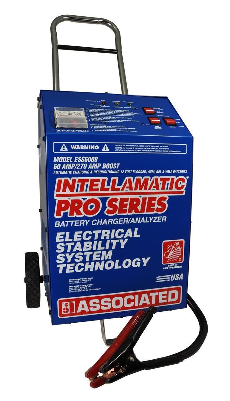 Associated ESS6008 Intellamatic 12 Volt 60 Amp / 270 Amp Boost Wheel MADE IN THE USA