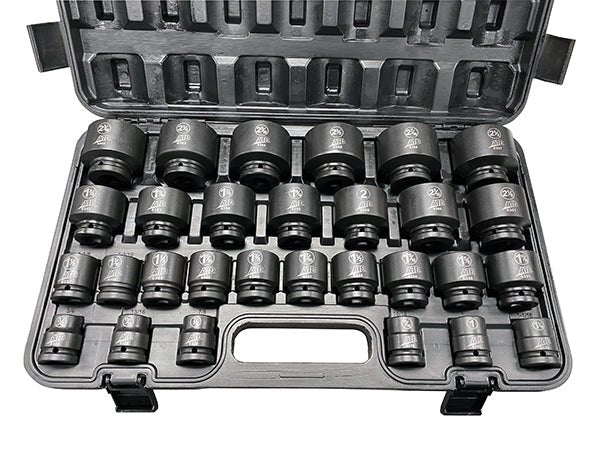 ATD 63129 29 Pc. 3/4” Drive 6 Point SAE Impact Socket Set