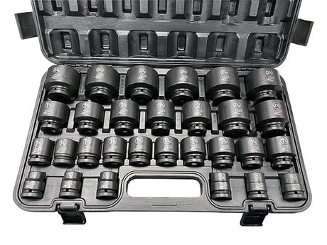 ATD 63129 29 Pc. 3/4” Drive 6 Point SAE Impact Socket Set