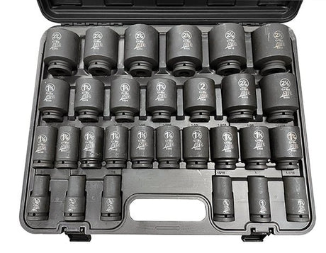 ATD 64129 29 Pc. 3/4” Drive 6 Point SAE Deep Impact Socket Set