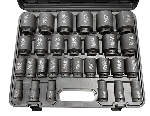 ATD 64129 29 Pc. 3/4” Drive 6 Point SAE Deep Impact Socket Set