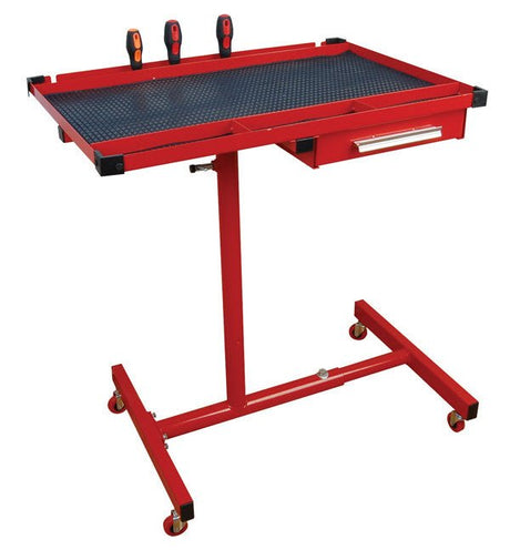 ATD 7012 Heavy - Duty Mobile Work Table with Drawer