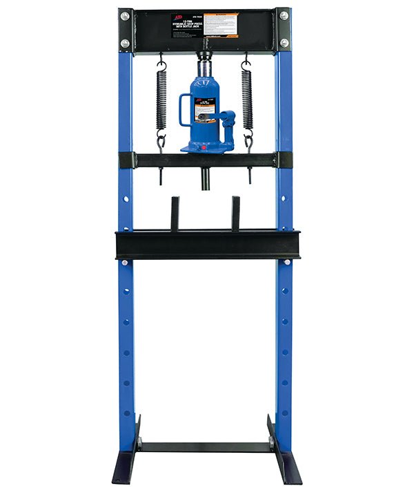 ATD 7453A 12 TON HYDRAULIC SHOP PRESS WITH BOTTLE JACK