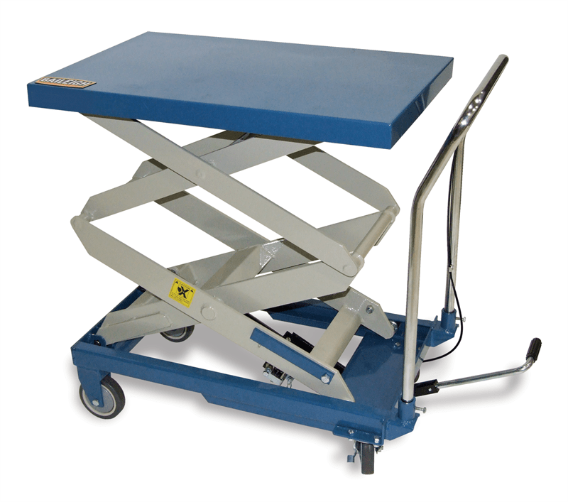 Baileigh Industrial B - CARTX2 Double Height Hydraulic Lifting Cart