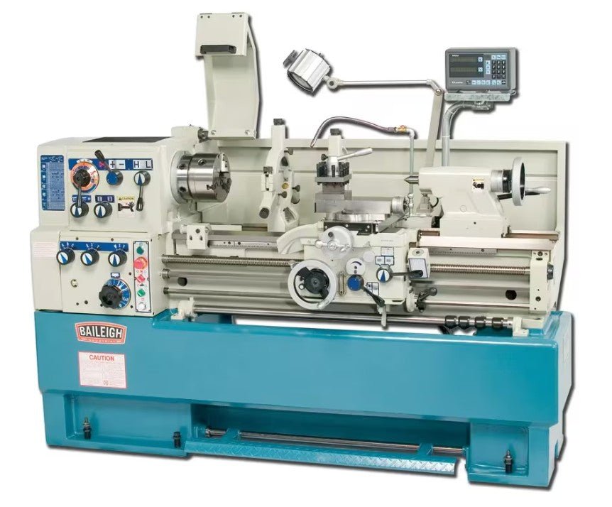 Baileigh Industrial 16" x 40" Precision Metal Lathe, Mitutoyo DRO (PL - 1640)