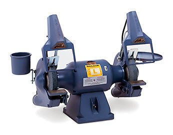 Baldor 8123WD 8" Deluxe Grinder .75HP, 3PH, 208 - 230/460V, Exhaust