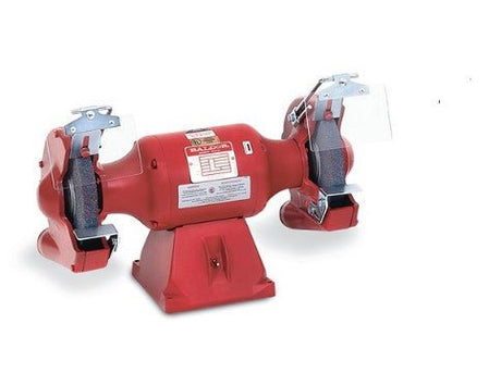 Baldor 812RE 8" Red Grinder .75HP, 1PH, 115/230V, Exhaust