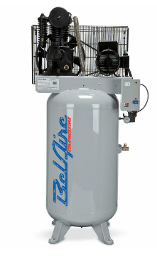 BelAire 6312V 10HP, 208 - 230V, 3PH, 120 Gal Iron Series Piston Compressors