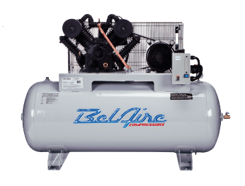 BelAire 6312HE 10HP, 208 - 230V 3 Ph, 120 - Gal Iron Series Piston Compressors