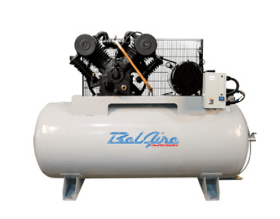 BelAire 4312D 10HP, 208 - 230 3 HP 120H GAL Iron Series Piston Compressors
