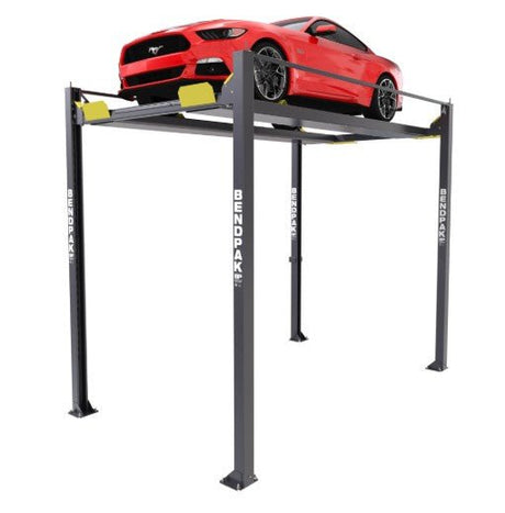 BendPak HD - 7PXW 7,000 lb Capacity / Super - Tall Rise / Four - Post Lift / Vehicle Display Platform