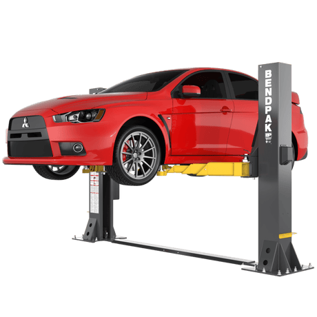 BendPak 10AP - SRT Short - Rise 2 Post Car Lift, 10K Lb Capacity, Floorplate