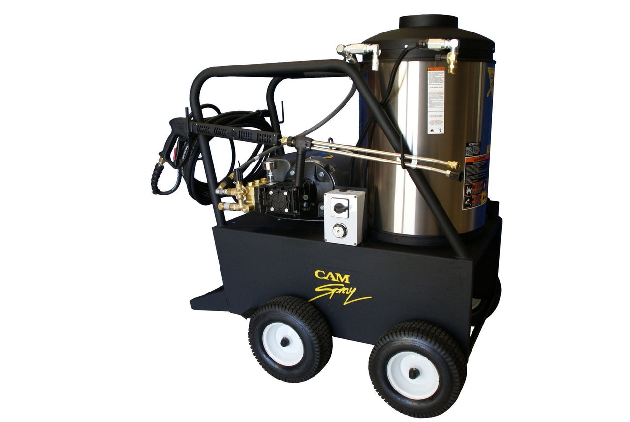 CAM Spray 4000QE Portable Diesel Fired Electric Powered 4 gpm, 4000 psi Hot Water Pressure Washer