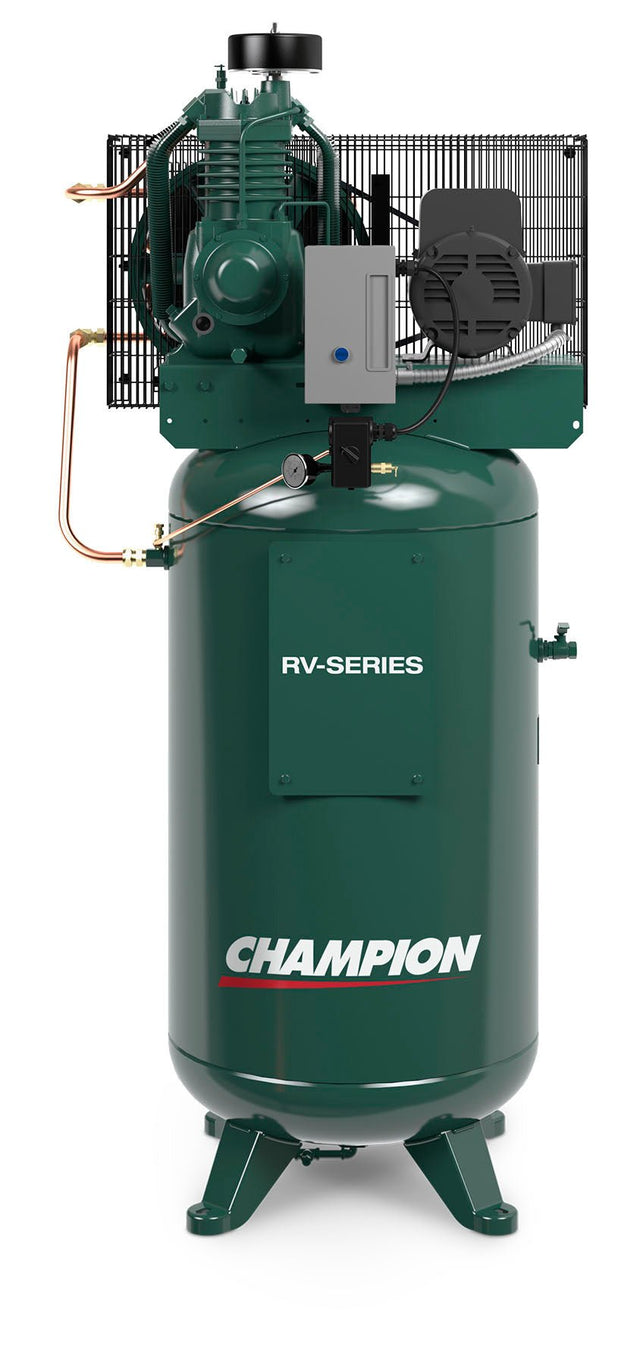 Champion VRV7F - 8 7.5 HP, RPM 1800, Vert 80 Gal Tank Air Compressor