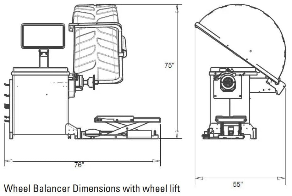Coats E900 Diagnostic Wheel Balancer