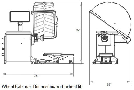 Coats E900 Diagnostic Wheel Balancer