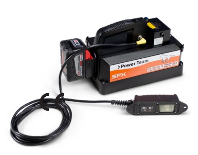 Power Team PB104-2 Battery Powered Hydraulic Pump Double Acting