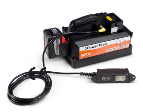 Power Team PB102-1 Battery Powered Hydraulic Pump Single Acting