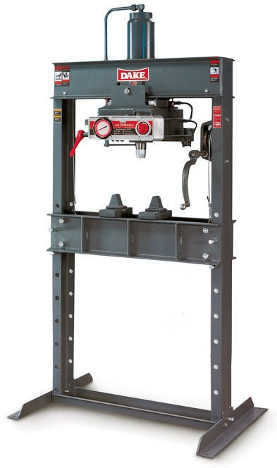 Dake 906650 6 - 650 150 Ton Shop Press - Single Pump - 16" Stroke