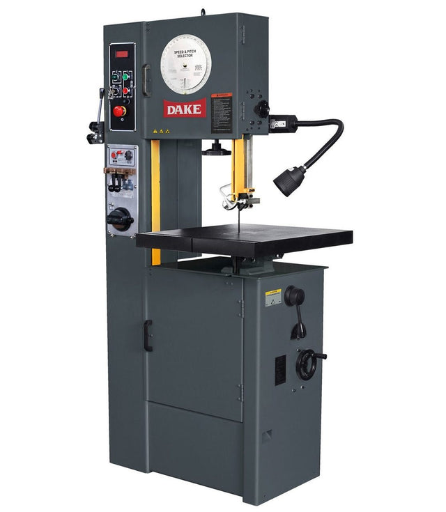 Dake 987030 - 2 V - 16 Industrial Bandsaw | 15.5" Throat, 220V/440V* 3PH - WHILE SUPPLIES LAST!