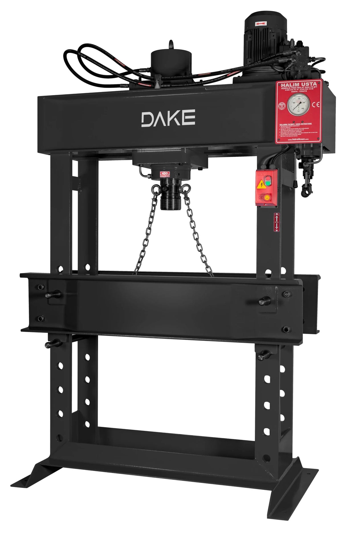 Dake EM-100 Heavy Duty Work Shop Press | 100 Ton