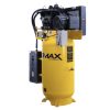 EMAX ES10V080V1 10HP, 1PH, 80 Gal Vertical Tank Air Compressor with Air Silencer