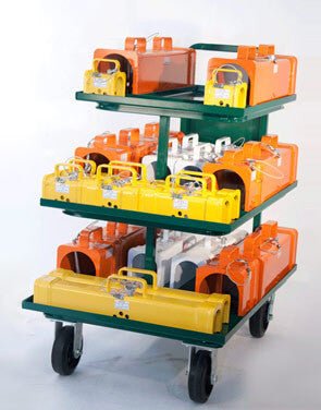 Emerson CL - 30 Kit Cylinder Safety Locks With Cart | MADE IN THE USA