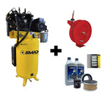 EMAX ES07V080V1 7.5HP, 1PH, 80 Gal Vertical Tank Air Compressor with Air Silencer
